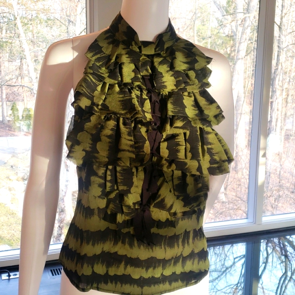 L.A.M.B. halter top blouse